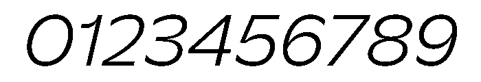 G2 TGR LightItalic Font OTHER CHARS
