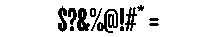 G2Airdancer CompressedRound Font OTHER CHARS