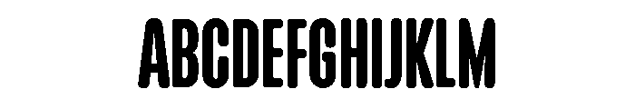 G2Airdancer CompressedRound Font UPPERCASE
