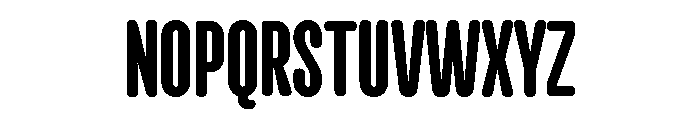 G2Airdancer CompressedRound Font UPPERCASE