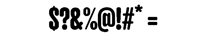 G2Airdancer CondensedRound Font OTHER CHARS