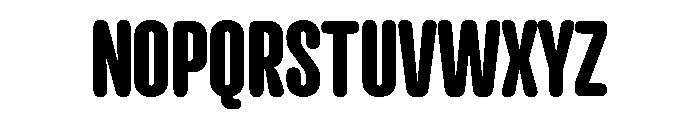 G2Airdancer CondensedRound Font UPPERCASE