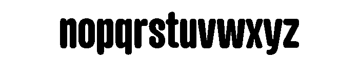 G2Airdancer CondensedRound Font LOWERCASE