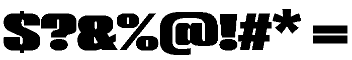 G2Airdancer Expanded Font OTHER CHARS