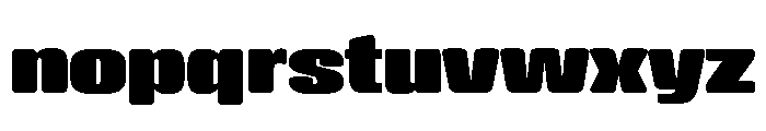G2Airdancer ExpandedSemiRound Font LOWERCASE