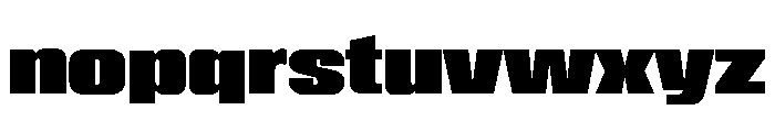G2Airdancer Expanded Font LOWERCASE