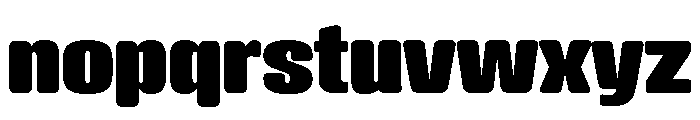 G2Airdancer ExtendedSemiRound Font LOWERCASE