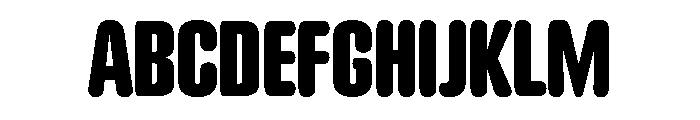 G2Airdancer NormalRound Font UPPERCASE