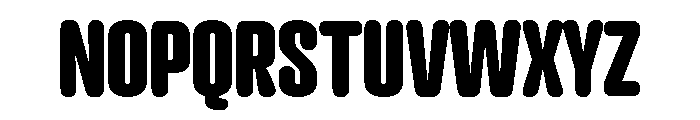 G2Airdancer NormalRound Font UPPERCASE