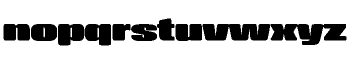 G2Airdancer UltraExpandedSemi Round Font LOWERCASE