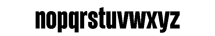 G2AirdancerCondesed Regular Font LOWERCASE