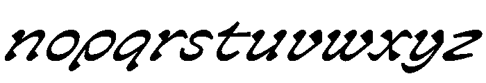 G2Ciao SharpSharpSwift Font LOWERCASE