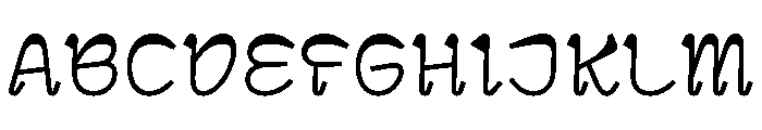 G2Ciao SharpSilent Font UPPERCASE