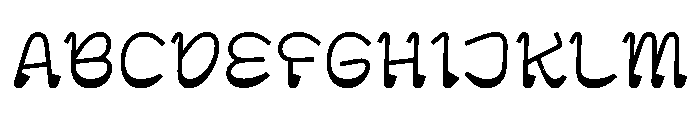 G2Ciao SilentSharp Font UPPERCASE