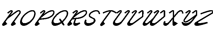 G2Ciao SilentSharpSwift Font UPPERCASE