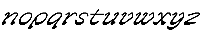 G2Ciao SilentSharpSwift Font LOWERCASE