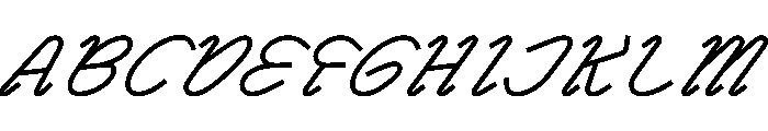 G2Ciao SilentSilentSwift Font UPPERCASE