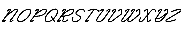 G2Ciao SilentSilentSwift Font UPPERCASE