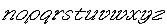 G2Ciao SilentSilentSwift Font LOWERCASE