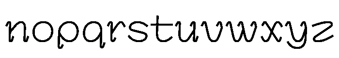 G2Ciao SilentSilent Font LOWERCASE