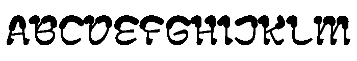 G2Ciao StrongSharp Font UPPERCASE