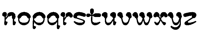 G2Ciao StrongSharp Font LOWERCASE