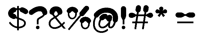 G2Ciao StrongSilent Font OTHER CHARS
