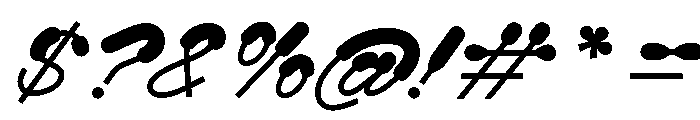 G2Ciao StrongSilentSwift Font OTHER CHARS