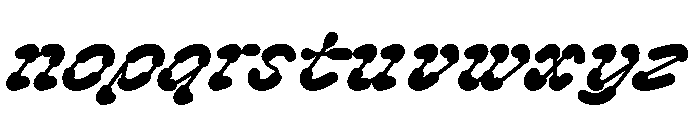 G2Ciao StrongStrongSwift Font LOWERCASE