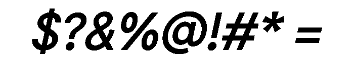 G2Erika BoldItalic Font OTHER CHARS