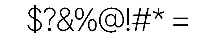 G2Erika Light Font OTHER CHARS