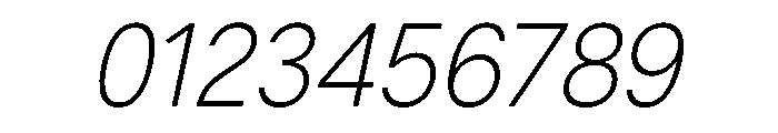 G2Erika LightItalic Font OTHER CHARS