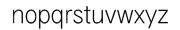 G2Erika Light Font LOWERCASE