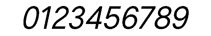 G2Erika MediumItalic Font OTHER CHARS