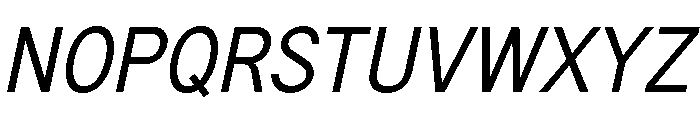 G2Erika MediumItalic Font UPPERCASE