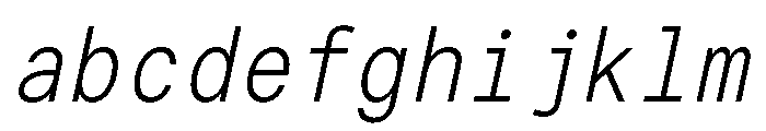 G2ErikaMono LightItalic FONT