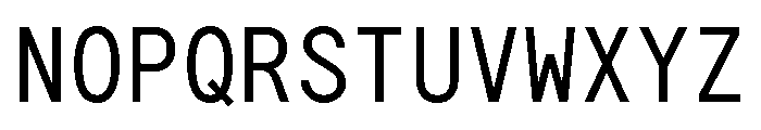 G2ErikaMono Medium Font UPPERCASE