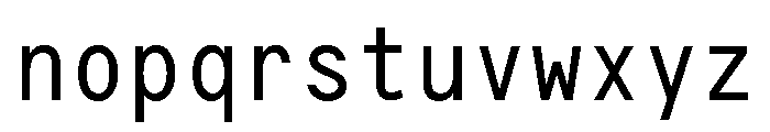 G2ErikaMono Medium Font LOWERCASE