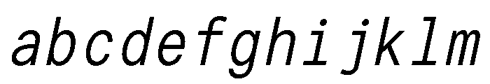 G2ErikaMono RegularItalic FONT