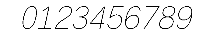 G2ErikaMono ThinItalic Font OTHER CHARS