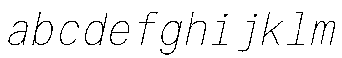 G2ErikaMono ThinItalic FONT