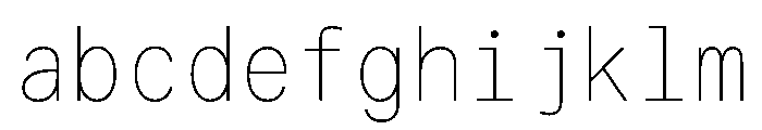 G2ErikaMono Thin FONT