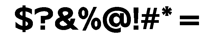 G2TGR Bold Font OTHER CHARS