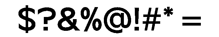 G2TGR Medium Font OTHER CHARS