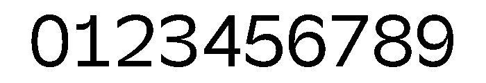 G2TGR Mono Font OTHER CHARS