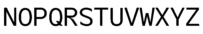 G2TGR Mono Font UPPERCASE