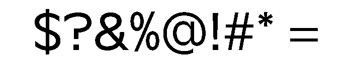 G2TGR Regular Font OTHER CHARS