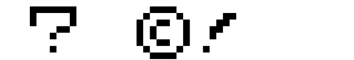 G7Gradius1[1 byte font] Font OTHER CHARS