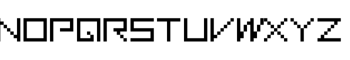 G7Gradius1[1 byte font] Font UPPERCASE
