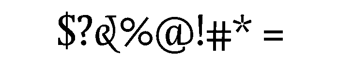 Gabriola Italic Font OTHER CHARS